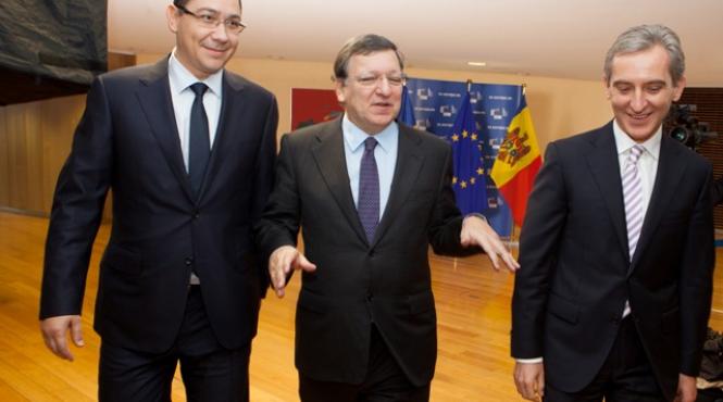 ponta dupa intalnirea cu leanca i barroso la bruxelles republica moldova merita un regim liberalizat de vize cu ue