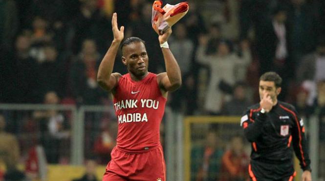 drogba sanc ionat pentru mandela