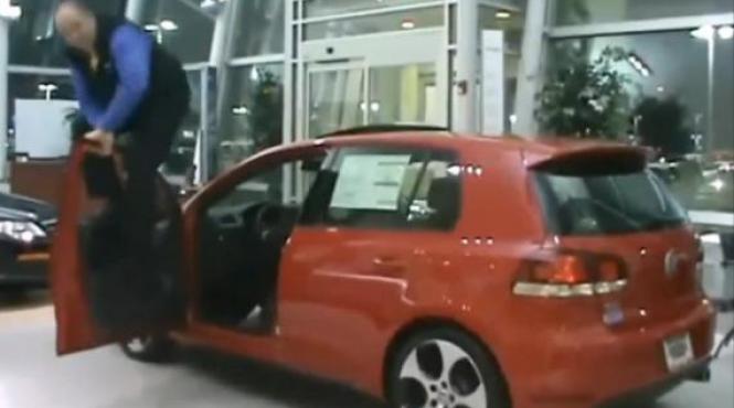 volkswagen versus lada test de rezistenta video