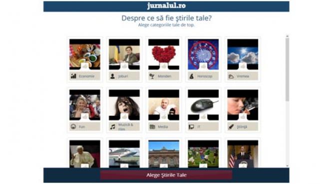 experimenteaza un nou mod de a citi jurnalul ro stirile iti descopera preferintele