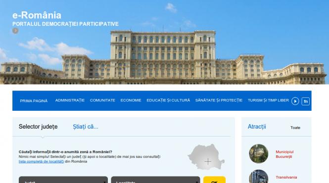 e romania un portal de 8 milioane de euro si de nota 3