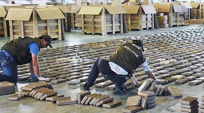 doua tone de cocaina columbia a facut cea mai mare captura de droguri din ultimii cinci ani