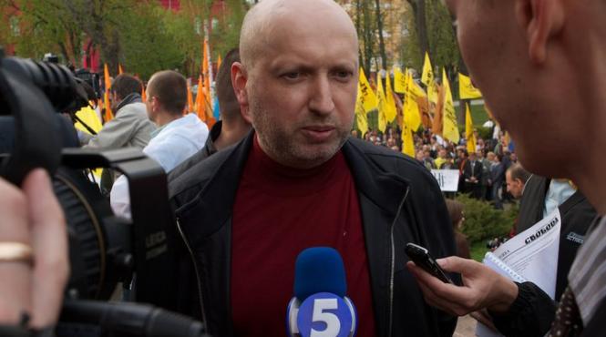 olexandr turcinov a fost numit presedinte interimar al ucrainei