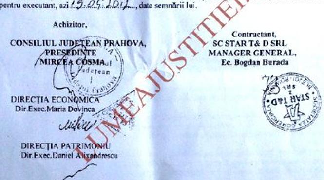 mircea cosma nu a semnat contractele pentru care a fost retinut de dna