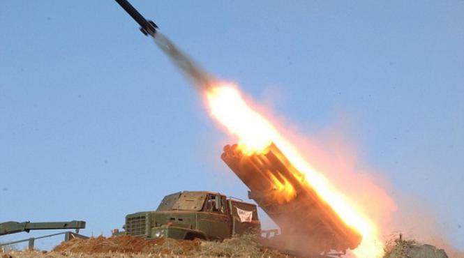 coreea de nord a lansat 16 rachete cu raza scurta de actiune catre marea japoniei