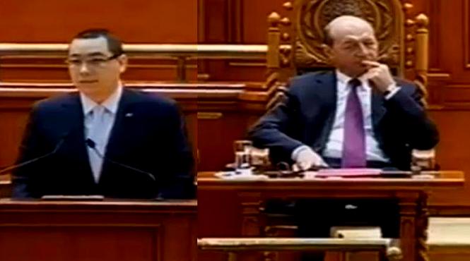 ponta si basescu impreuna in parlament la sedinta solemna cu ocazia implinirii a 10 ani de la aderarea la nato live text si video