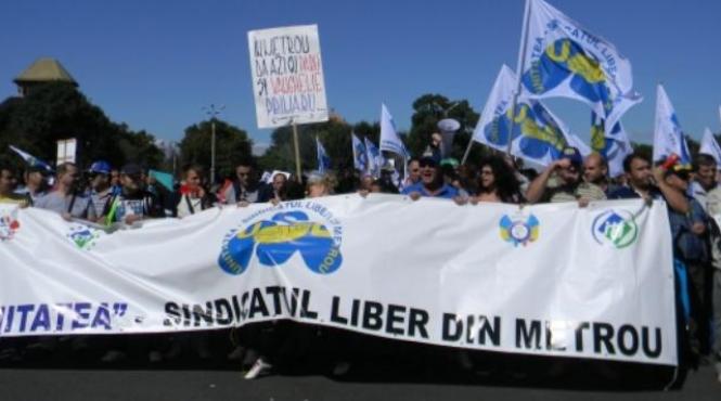 sindicalistii de la metrou picheaza azi si maine ministerul transporturilor