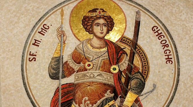 moastele sfantului mare mucenic gheorghe aduse la constanta