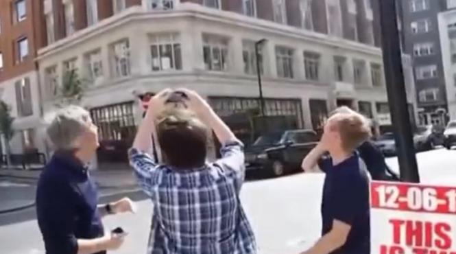 imagini incredibile ozn uri filmate pe cerul londrei ziua in amiaza mare deasupra cladirii bbc radio 1 video