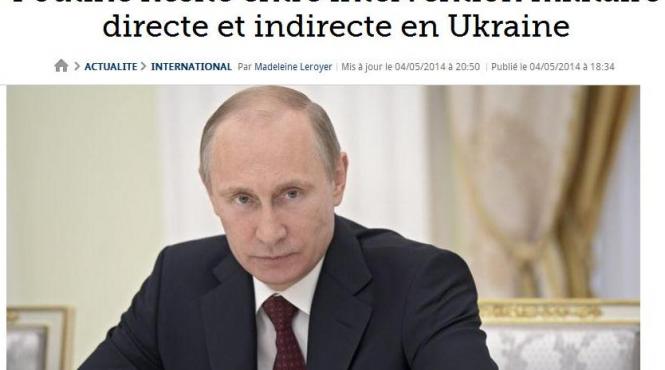 le figaro putin ezita intre un razboi deschis si unul de gherila in ucraina