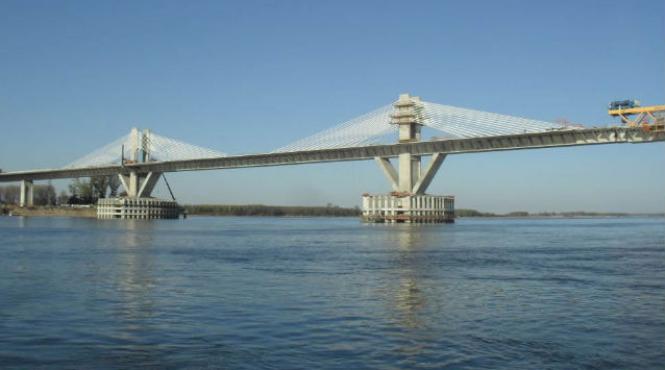 podul calafat vidin a fost deschis si pentru circulatia feroviara