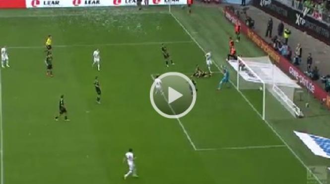 ghinion curat a nimerit de trei ori bara dintr un singur sut video