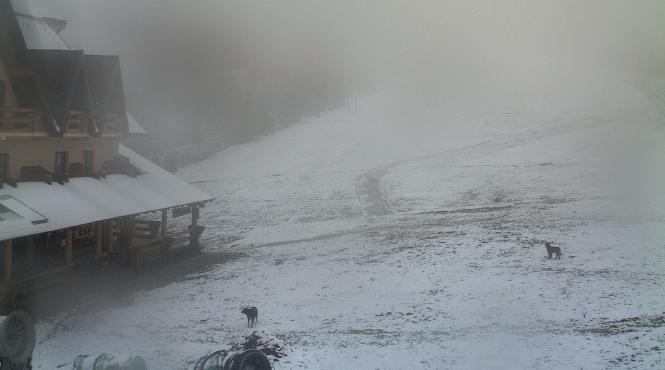 ninge la ranca stratul de zapada are cinci centimetri vezi imagini live pe webcam jurnalul ro