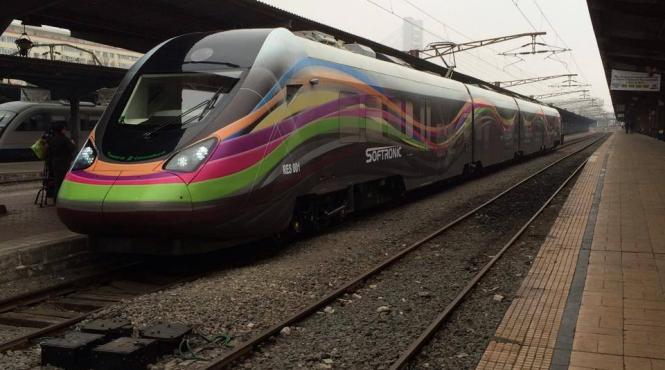 ponta in prima cursa a trenului electric de la craiova