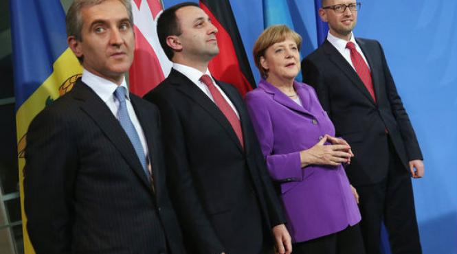 merkel promite sprijinul germaniei pentru integrarea europeana a moldovei