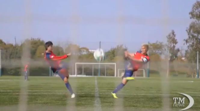 gol ca in desenele animate reusit de japonezi video