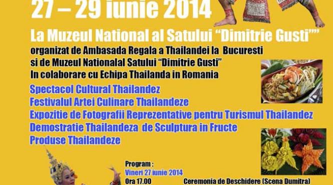 festivalul thailandez la muzeul national al satului dimitrie gusti