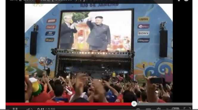 finala camionat mondial fotbal brazilia propaganda coreea de nord