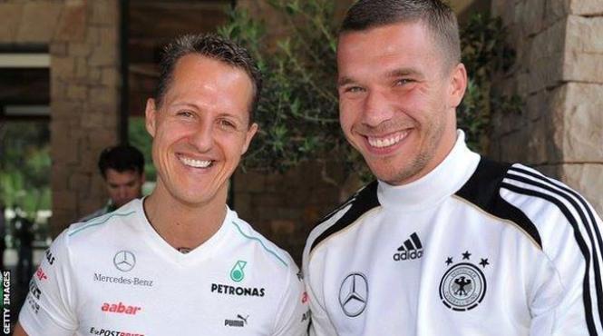 podolski si nationala germaniei si au tinut promisiunea au castigat mondialul pentru michael schumacher