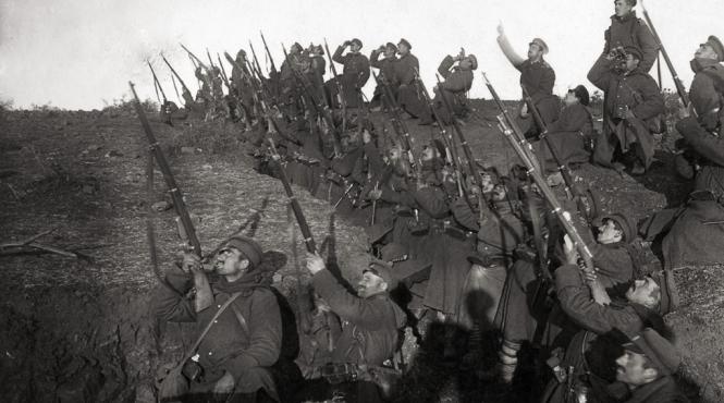 liderii frantei si germaniei marcheaza 100 de ani de la izbucnirea primului razboi mondial