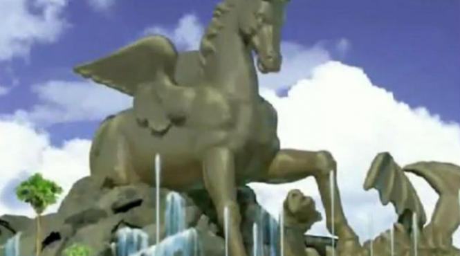 cea mai mare statuie din lume reprezentand un cal inaripat a fost inaugurata in florida