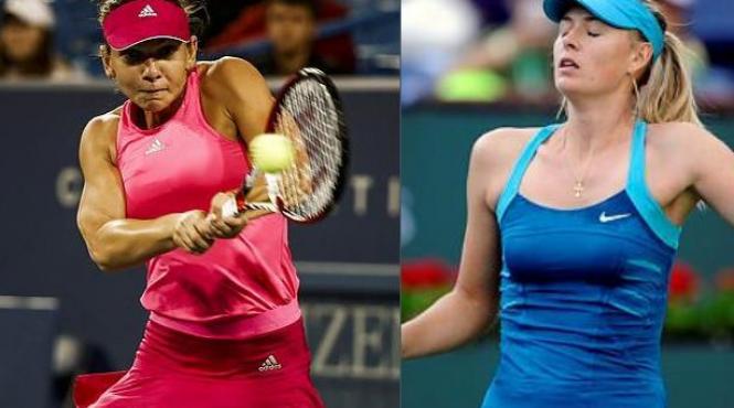 halep invinsa iar de sarapova in trei seturi