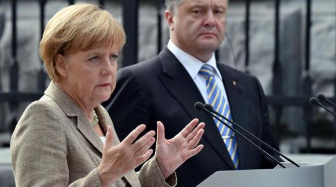 ce a discutat la telefon porosenko cu angela merkel