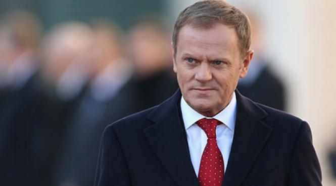 premierul polonez donald tusk viitorul presedinte al consiliului european federica mogherini inalt reprezentant pentru afaceri externe