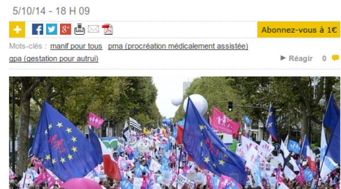 peste 500 000 de persoane au manifestat in franta pentru familia naturala