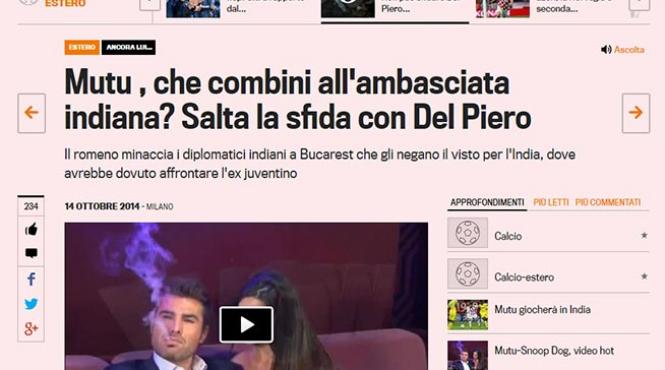 un angajat al frf l a imbatat pe mutu in gazzetta dello sport media din romania l a preluat