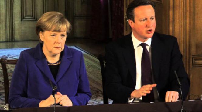 merkel va abandona eforturile de a tine marea britanie in ue daca david cameron fixeaza o limita pentru imigranti