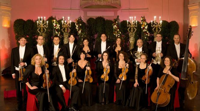 orchestra palatului schoenbrunn din viena pe 5 decembrie la sala palatului