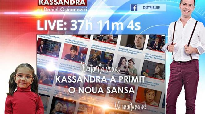 kassandra a primit o noua sansa