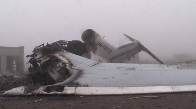 video apocaliptic pe aeroportul din donetk ce au lasat in urma luptele violente din estul separatist prorus al ucrainei