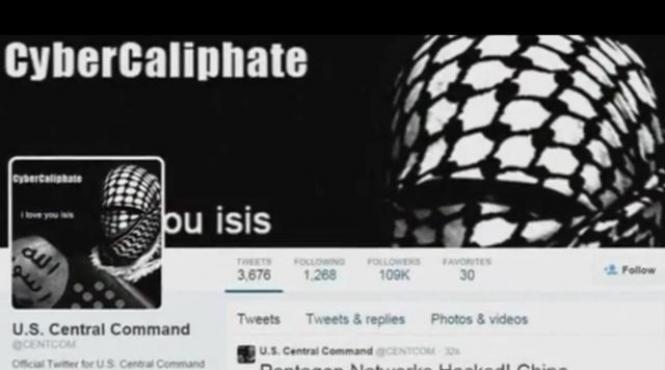 cybervandalism conturile social media ale comandamentului armatei americane sparte de isis video