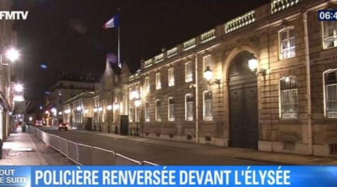 incident grav in fata palatului elysee un sofer a lovit intentionat o politista in fata resedintei presedintelui hollande