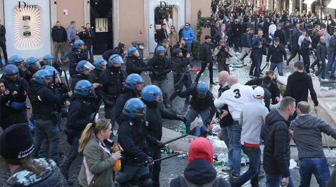 hategan arbitru la ultra versus hooligans