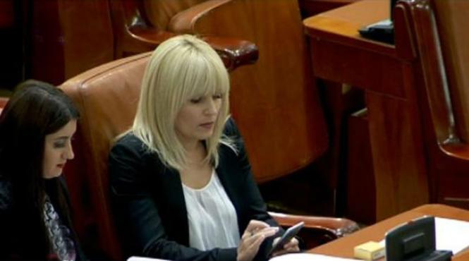elena udrea in parlament deputatii decid azi daca blonda fostului presedinte va fi arestata in dosarul gala bute