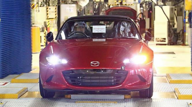 mazda incepe productia noului mx 5