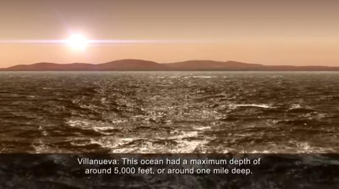 video marte a avut un ocean cu mai multa apa decat toata regiunea arctica a pamantului nasa