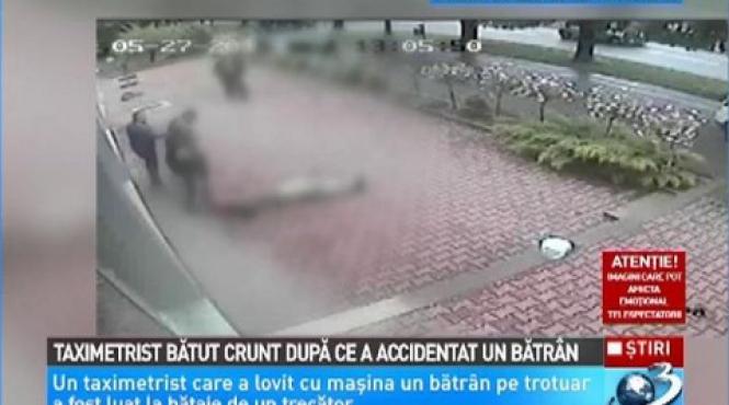 imagini socante taximetrist batut crunt dupa ce a accidentat un batran