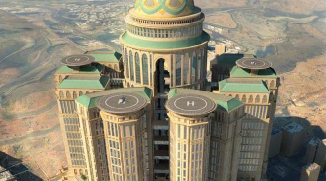 la mecca se construieste un hotel gigantic