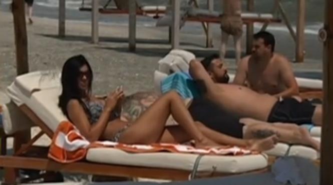 nutu camataru pe plaja cu brazilianca video