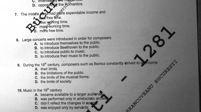 bacalaureat 2015 evaluarea competentelor lingvistice la engleza