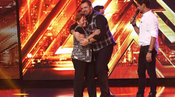 x factor horia brenciu dans cu bunica unui concurent