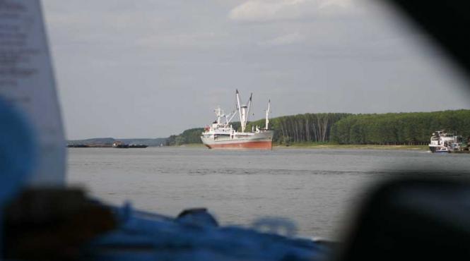 traficul naval pe dunare este restrictionat din cauza secetei