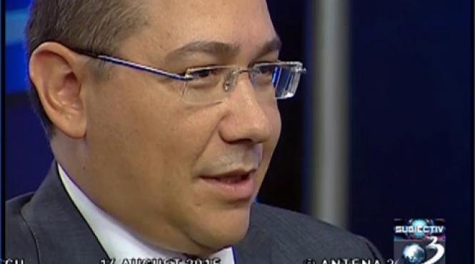 victor ponta am vrut sa renunt la functia de premier