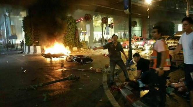 explozie extrem de puternica s a produs in centrul bangkok