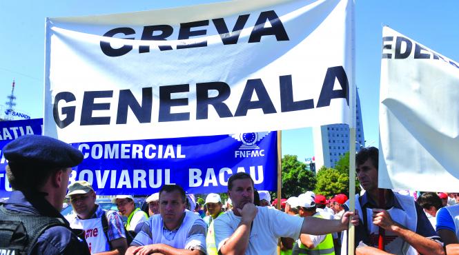 guvernul da 25 si primeste greve