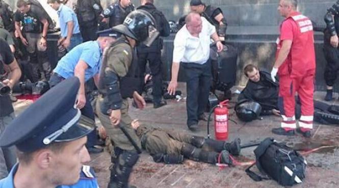 bilantul violentelor din fata parlamentului de la kiev 2 morti 9 grav raniti 141 spitalizati